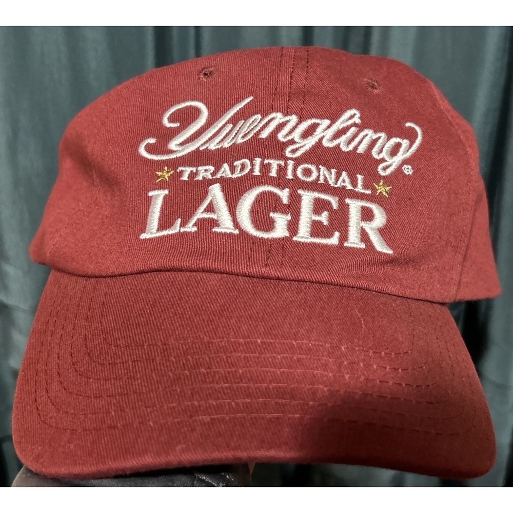 Yuengling Traditional Lager Hat Embroidered Baseball Style Dark Red Adjustable